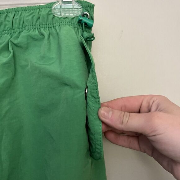Bershka Green Baggy Parachute Pants Small Women Tech Joggers Streetwear Blogger - Picture 12 of 16